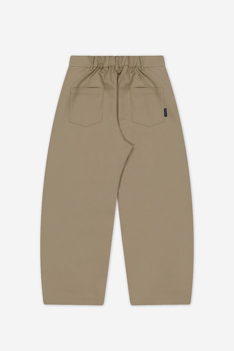 Dart-Knee Pleated Trousers