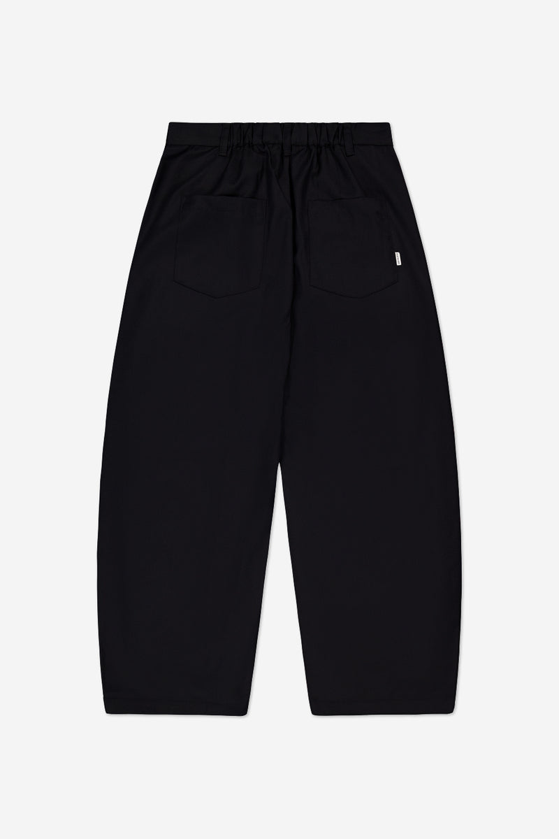 Dart-Knee Pleated Trousers