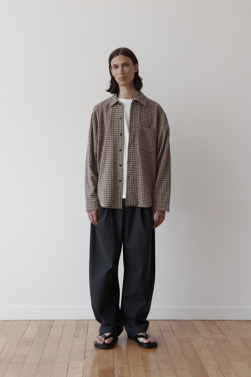 Manhattan Shirt - Brown Flannel | Porter James