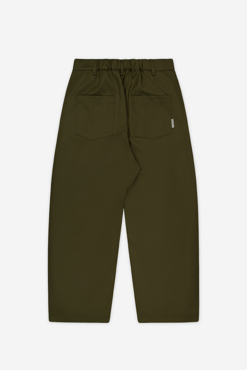 Tailored Pleated Trousers – Military Australian Wool | Porter James