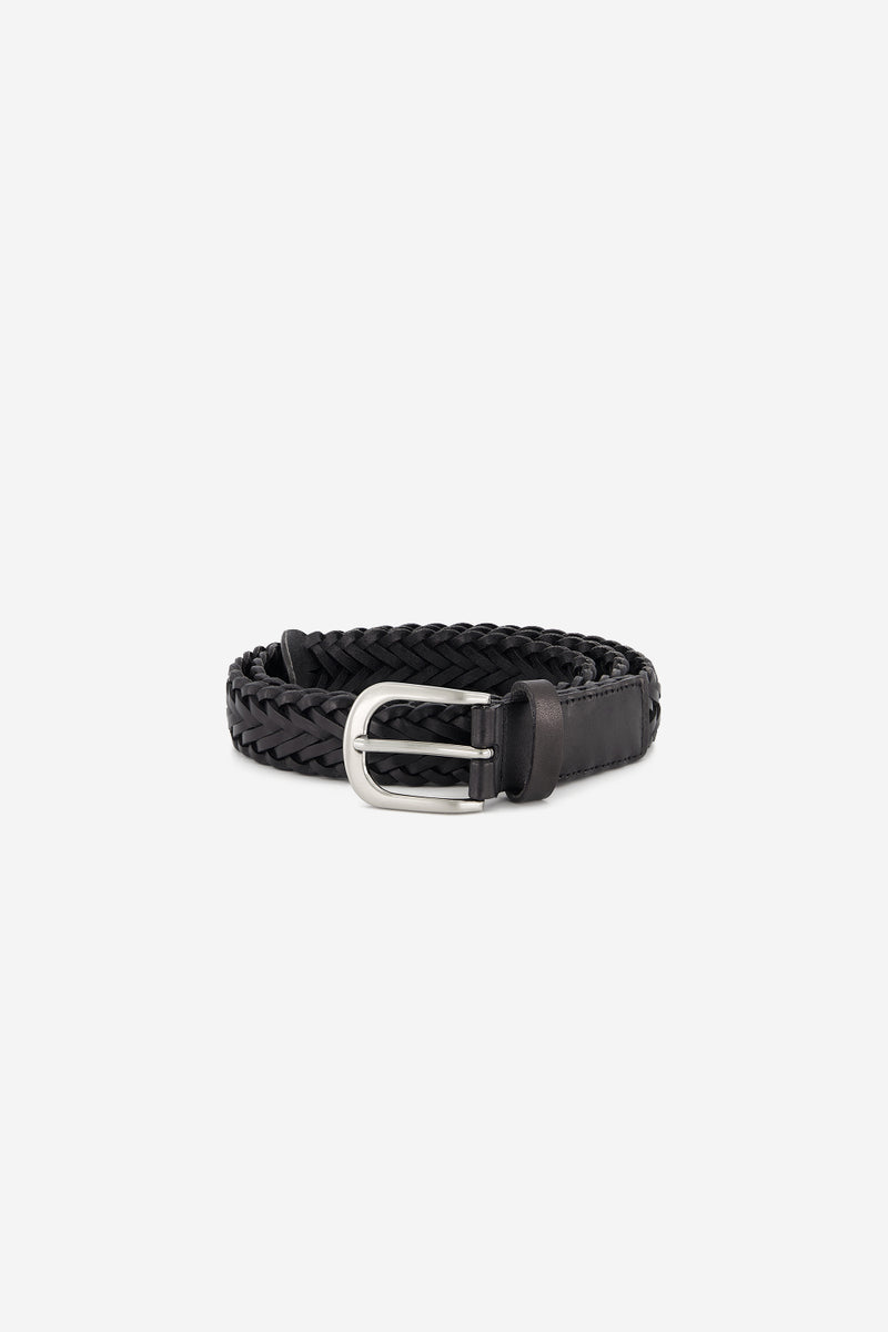 Leather Woven Belt