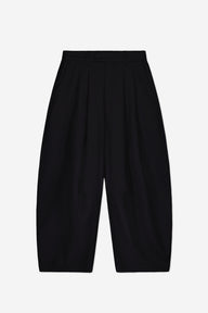 Dart-Knee Pleated Trousers
