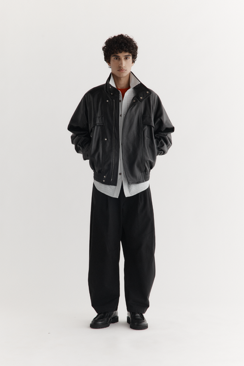 Leather Bomber