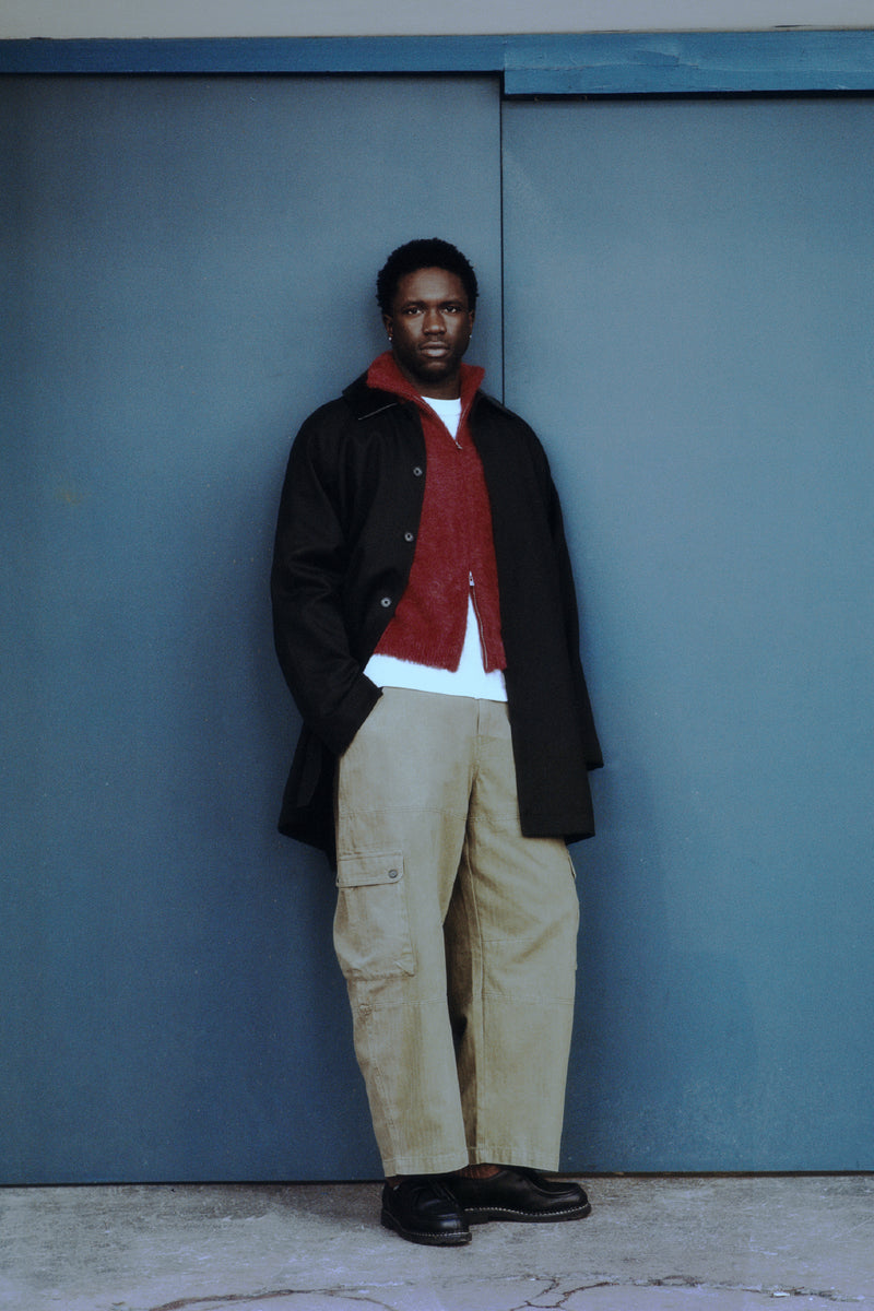 Dart-Knee Cargo Pants