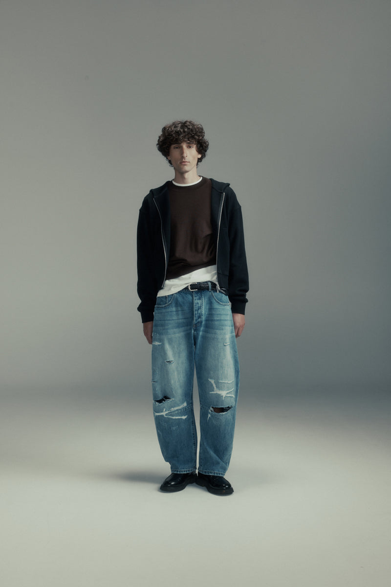 Dart-Knee Denim