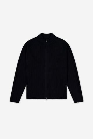 Zip-Up Drop Knit