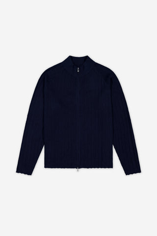 Zip-Up Drop Knit