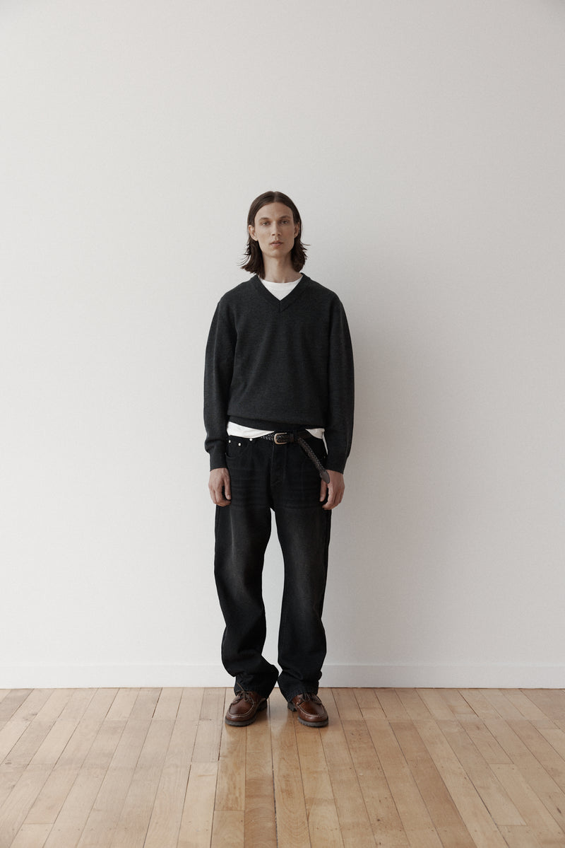 Knitted V-Neck