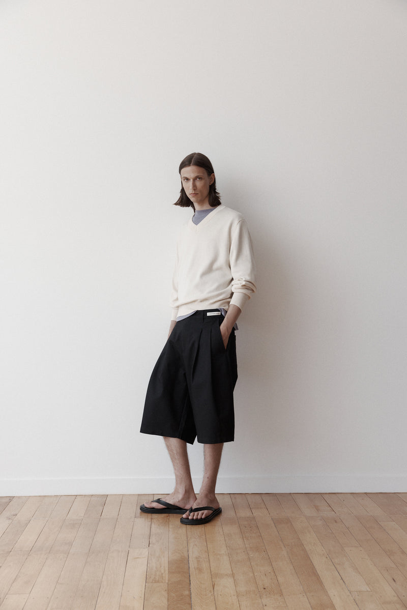 Knitted V-Neck