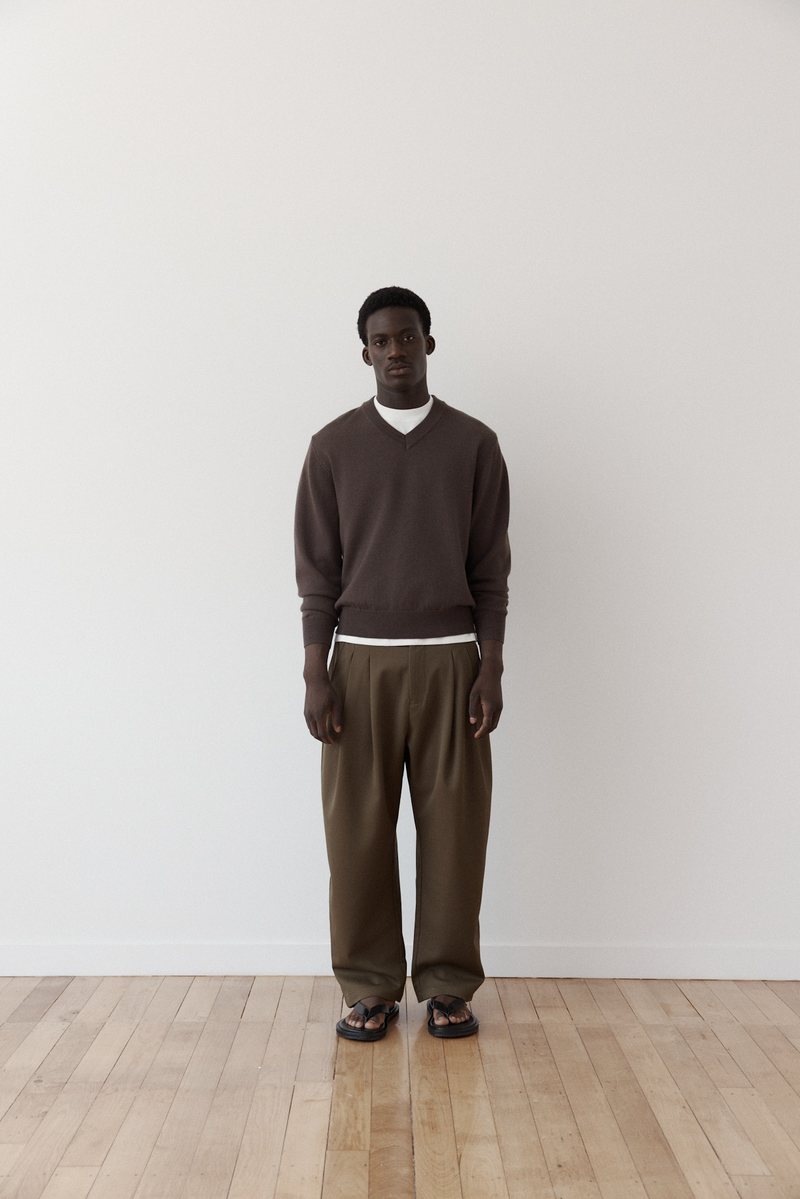 Knitted V-Neck