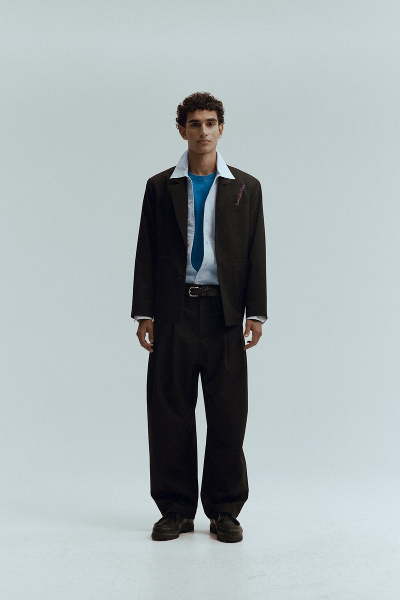 Tailored Pleated Trousers