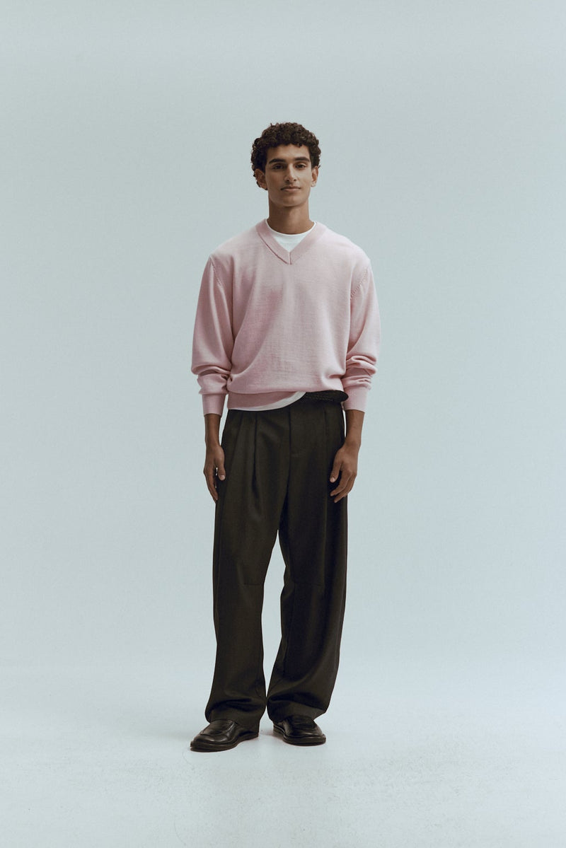 Knitted V-Neck