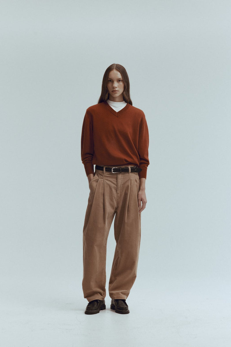 Knitted V-Neck