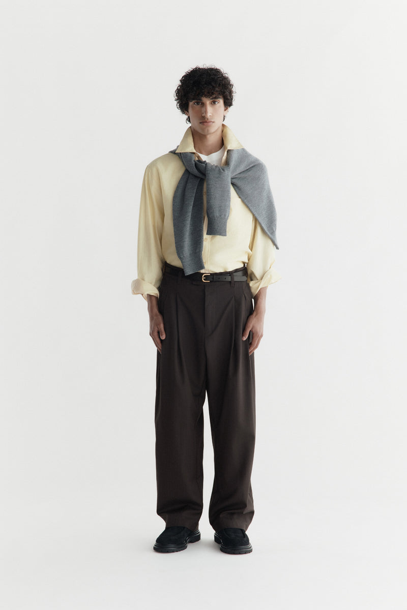 Tailored Pleated Trousers