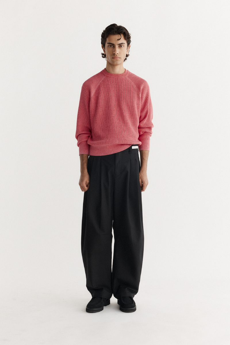 Raglan Ribbed Knit