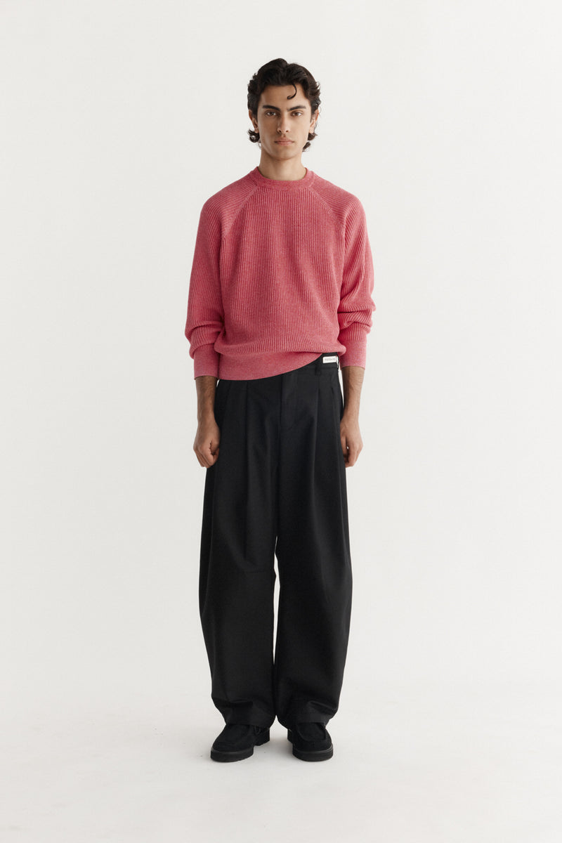 Raglan Ribbed Knit