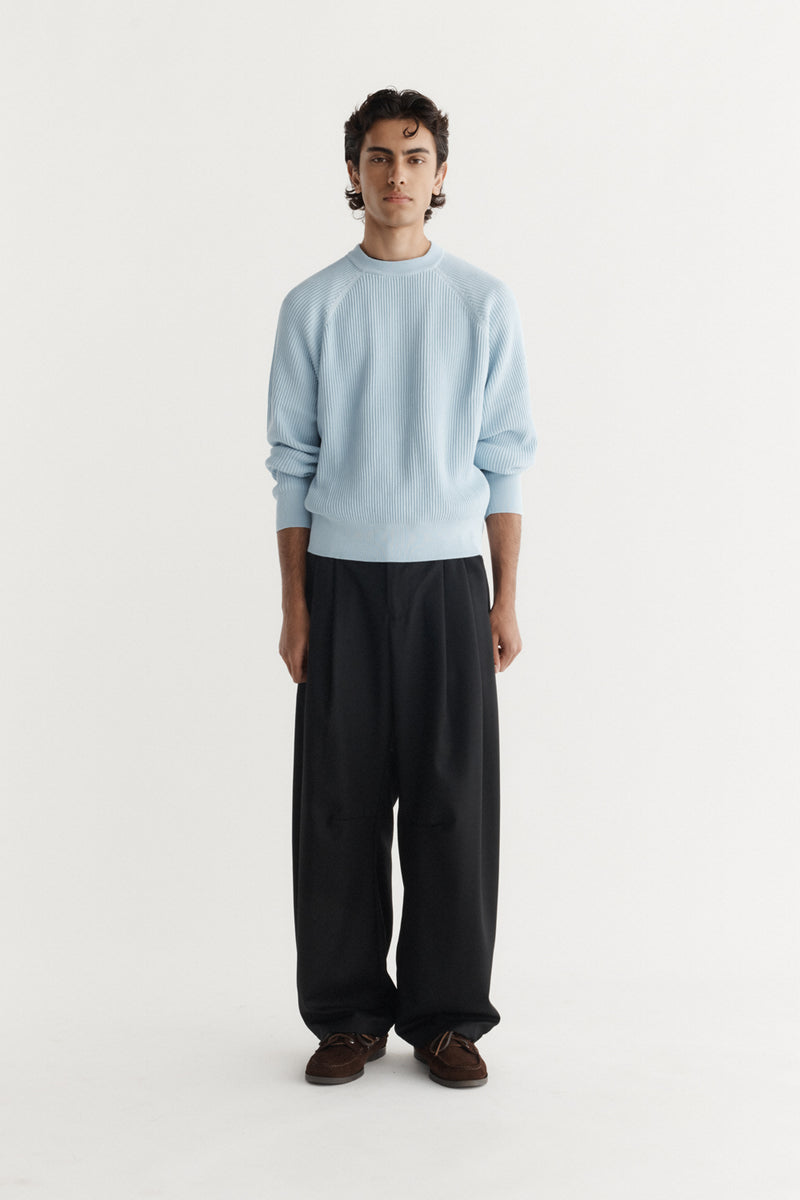 Raglan Ribbed Knit