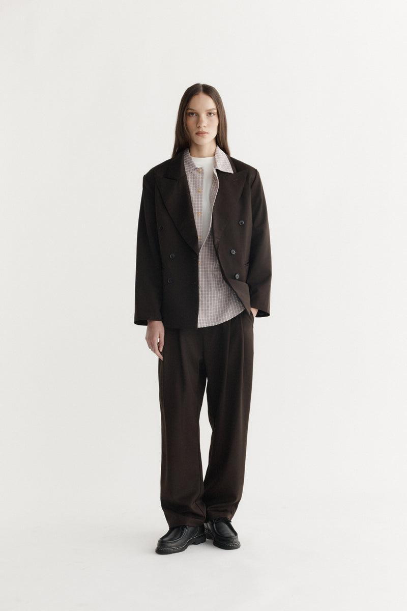Tailored Pleated Trousers