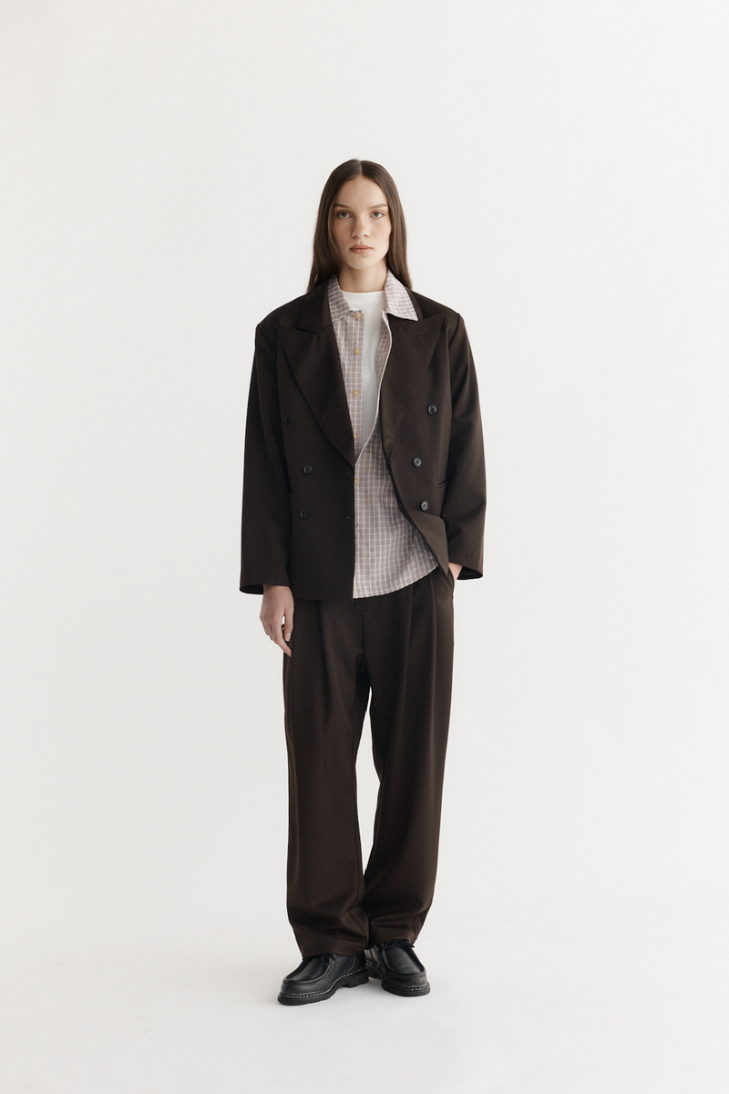 Tailored Pleated Trousers