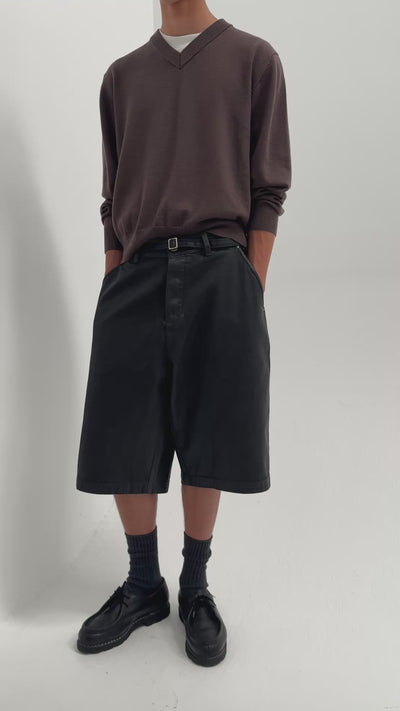 美品　Belted Shorts ベルテッド　ショーツ　BLACKブラック 34 Belted Shorts